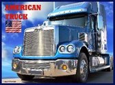 American Truck Metalen wandbord  15x20 cm