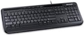 Microsoft Wired Keyboard 600, Black USB Zwart toetsenbord