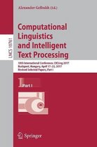 Theoretical Computer Science and General Issues- Computational Linguistics and Intelligent Text Processing