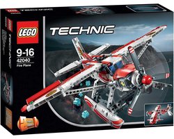 foto van LEGO Technic Brandblus Vliegtuig - 42040