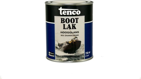 Tenco Bootlak Hoogglans 903 Zaancreme, 750ml.