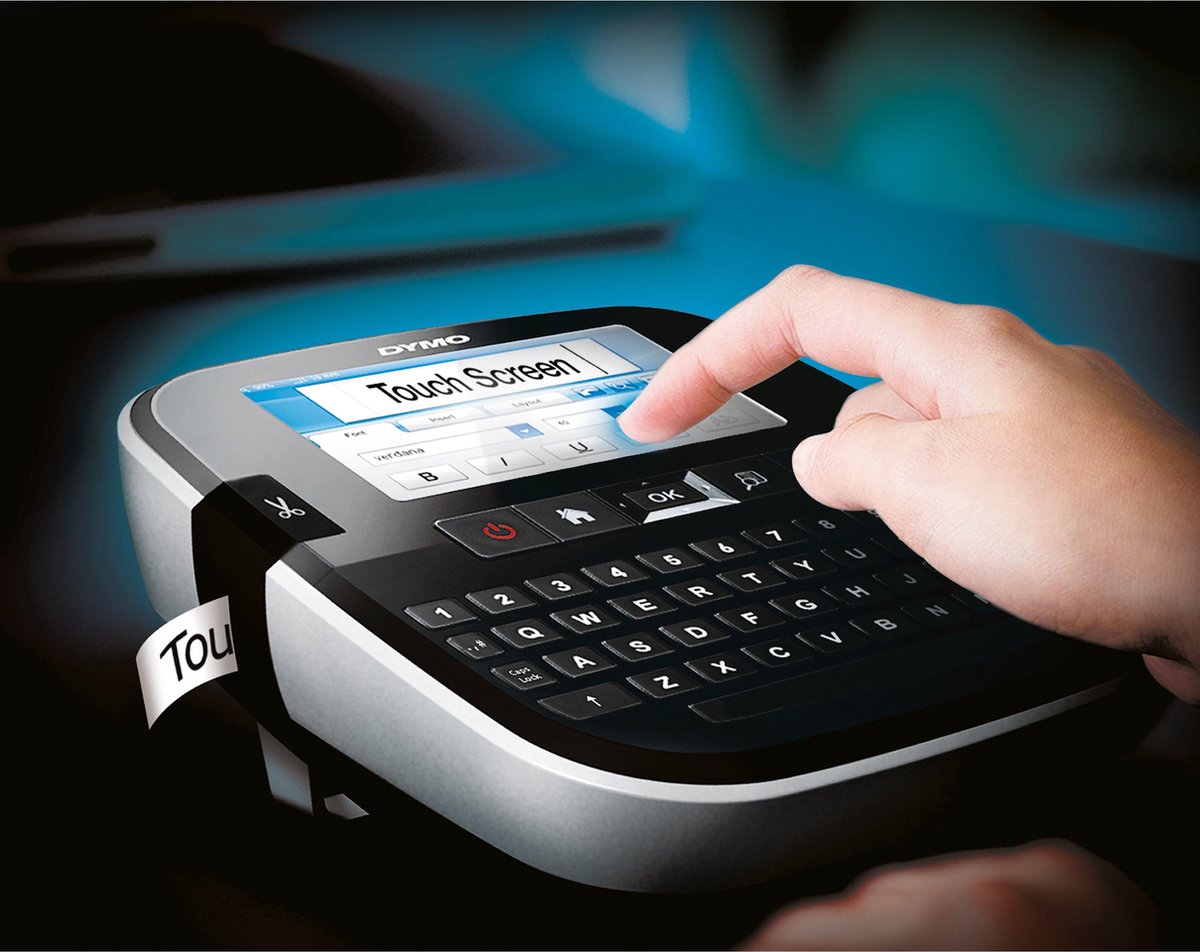 DYMO Label Manager 500TS Handheld labelmaker met aanraakscherm en AZERTY-toetsenbord, volledig in kleur, met pc thumbnail 4