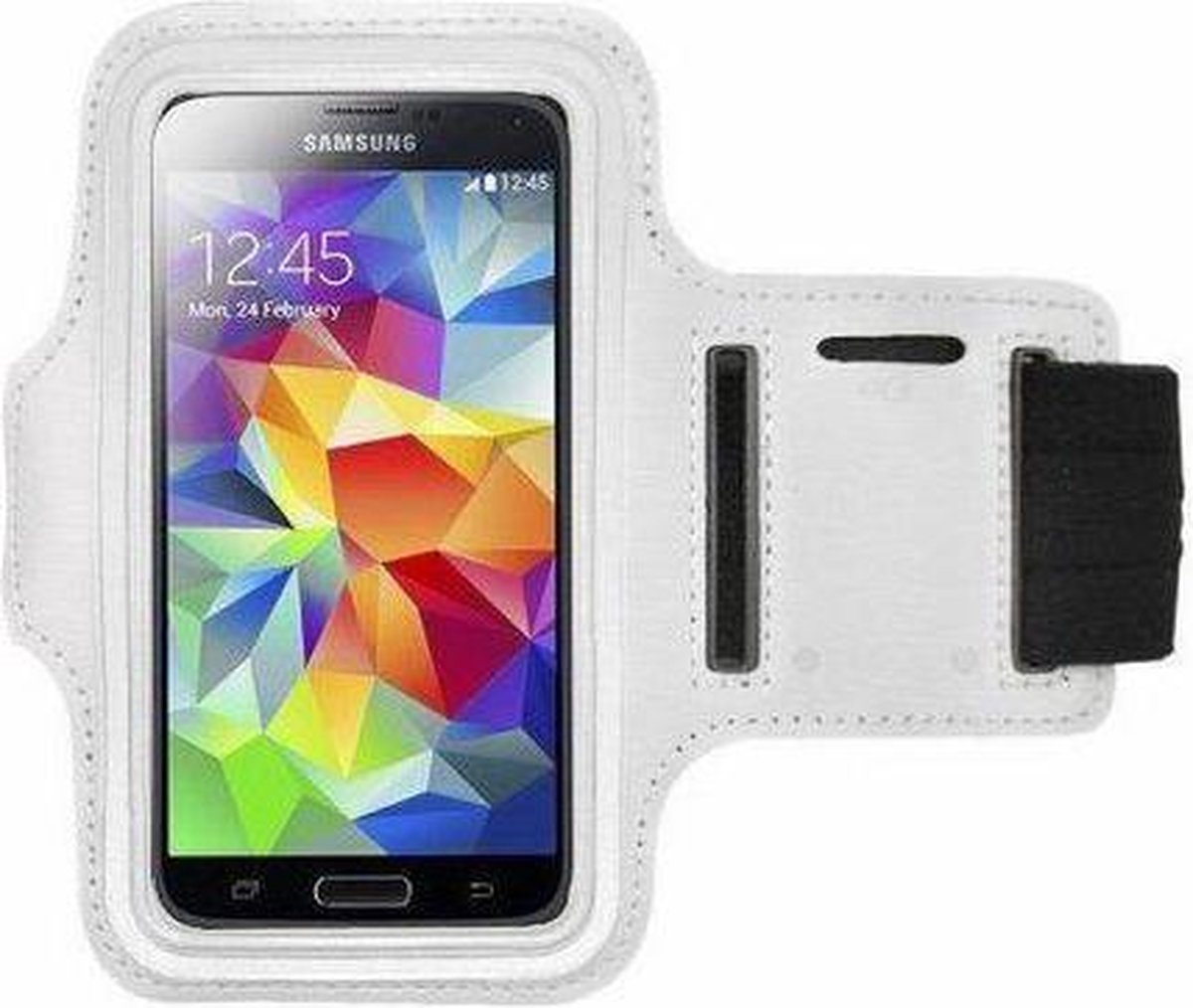Samsung Galaxy Note 3 sports armband case Wit White