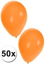 50 ballons orange