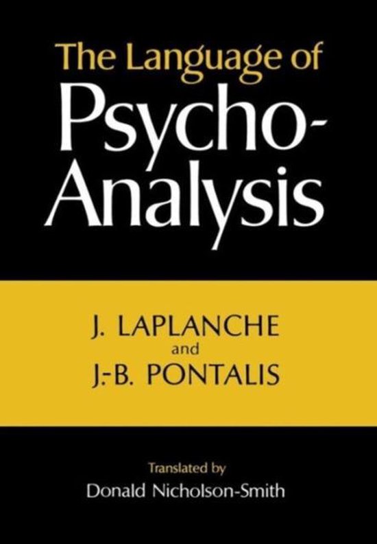 The Language of Psycho-Analysis - cover