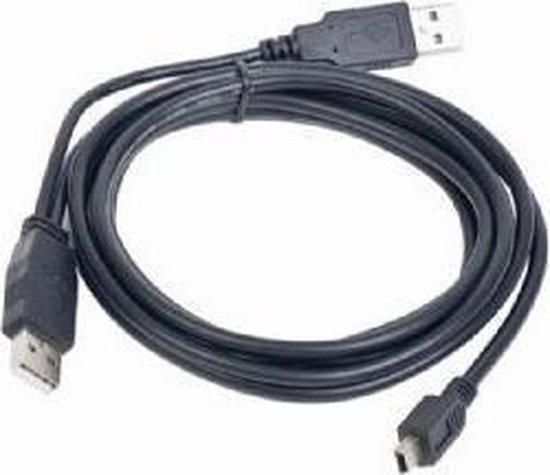 CablExpert CCP-USB22-AM5P-3 - USB-kabel, 2x USB - mini USB (voeding +  signaal) | bol.com