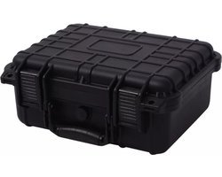 vidaXL - Beschermende - materiaalkoffer - 35x29,5x15 - cm - zwart
