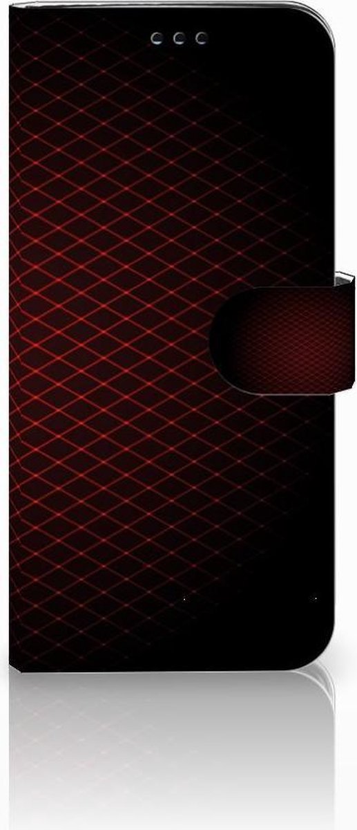 Samsung Galaxy S9 Plus Telefoon Hoesje Geruit Rood