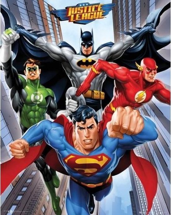 Bol Com Poster Dc Comics Superhelden Mini 40 X 50 Cm