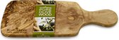 Bowls and Dishes Pure Olive Wood olijfhouten Borrelplank | Tapasplank | Serveerplank 25 cm - dikte 1 cm - Sinterklaas tip!