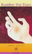 Boek "Number the Stars" met een hand op de kaft.