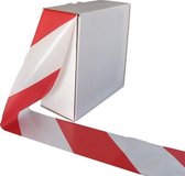 Ruban de protection 70 mm x 500 m rouge / blanc dans une boîte distributrice pratique