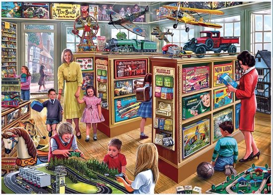 Denken Stevig krullen Gibsons puzzel The Toy Shop - Steve Crisp - 1000 stukjes | bol.com