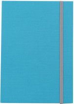 GOLDBUCH GOL-64918 Linum A5 gastenboek 15/21 cm notitieboek turquoise als receptieboek