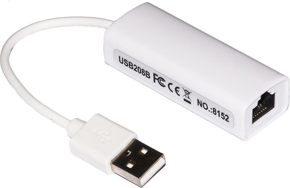 Link Accessori LKCONV07 tussenstuk voor kabels USB RJ45 Wit