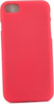 Matte Hoesje voor Apple iPhone 7 Plus / iPhone 8 Plus - Back Cover - TPU - Rood