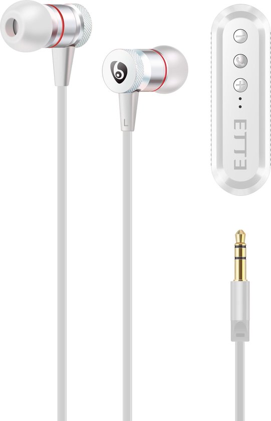 ETTE M7 WIT Draadloze Bluetooth 4.2 Oortjes / Wireless Headset / Earphones met...
