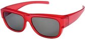 Fitofar Overzetzonnebril Rood Junior Met Grijze Lens Vz0103d