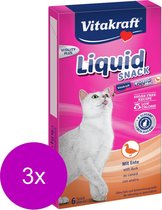 Vitakraft cat liquid snacks - 3 st à 6 st