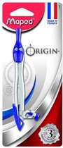 Origin passer met universeel inzetstuk - made in France - blauw