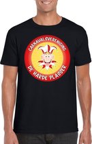 Carnavalsvereniging De Harde Plasser Brabant heren t-shirt zwart L