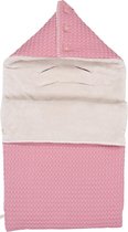 Koeka Voetenzak Wafel/Teddy Oslo 3-puntsgordel - Blush Pink - One size