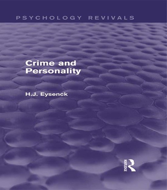 Crime and Personality - cover
