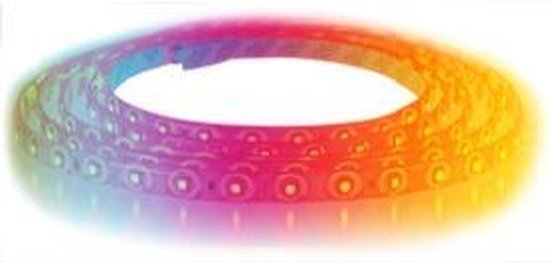 Bande LED RGB + télécommande + alimentation 5m