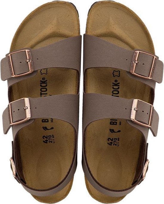 Birkenstock Heren Sandalen Milano Heren - Bruin - Maat 43 | bol.com