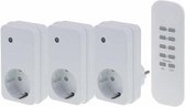 FLAMINGO - Switchset 3 plugs + 1 Remote - SF-501