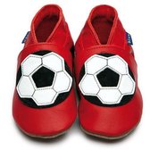 babyslofjes football red maat 5XL (20 cm)
