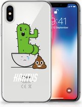 TPU Hoesje Geschikt voor iPhoneXs | X Cactus Poo