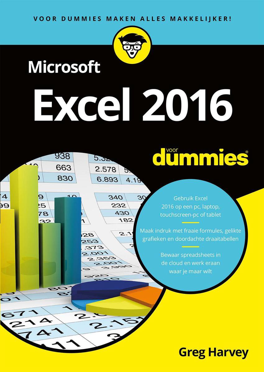 Voor Dummies  -   Microsoft Excel 2016 voor Dummies - Greg Harvey