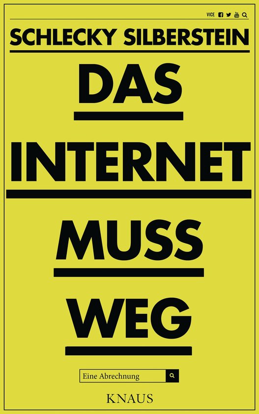 Das Internet muss weg - cover