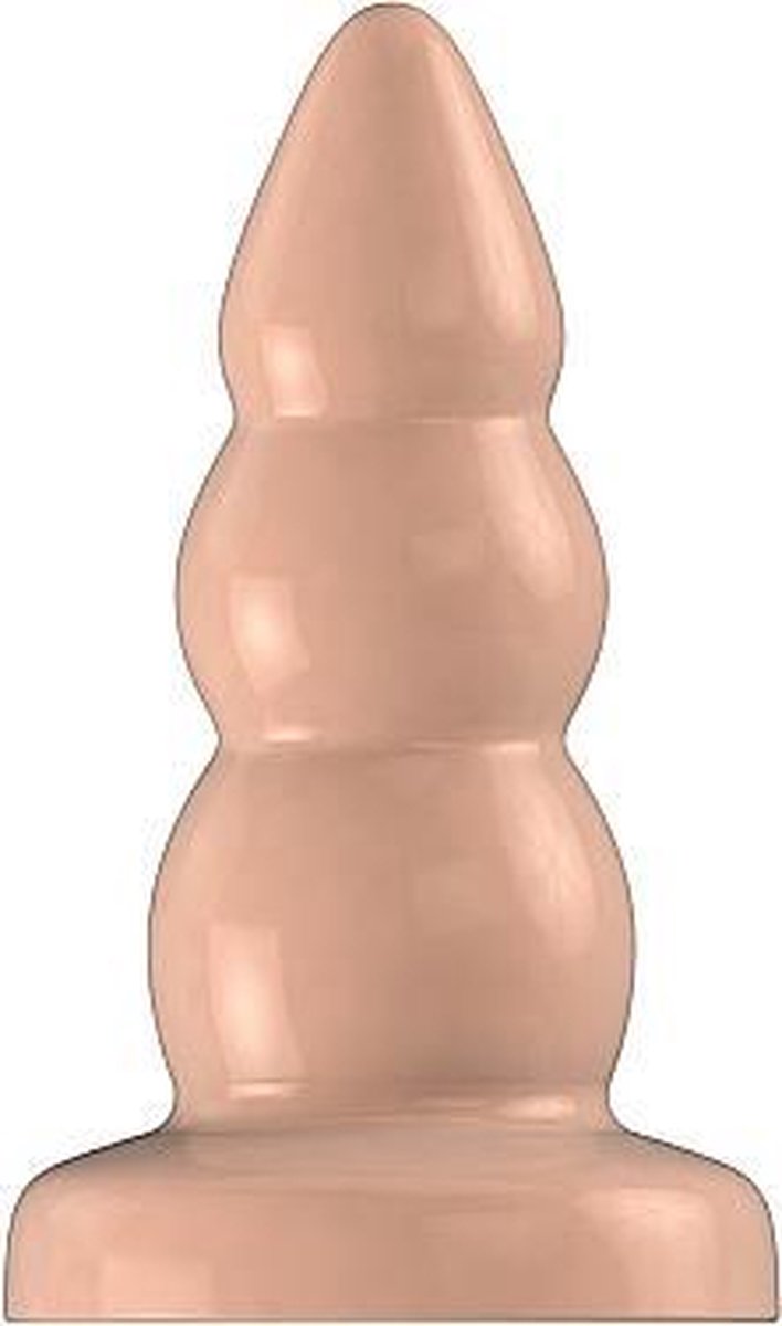 Goedkoopste Buttplug - Rubber - 5 Inch - Model 6 - Flesh