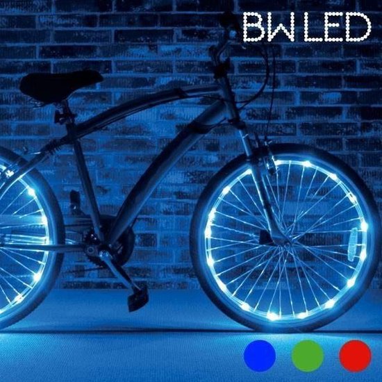 bol.com | BW Led - Lichtslang voor fiets - LED verlichting - Blauw