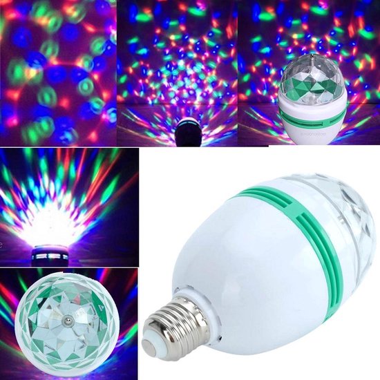 E27 feest lamp disco party light 3W | bol.com
