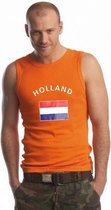 Oranje heren singlet Holland XL