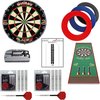 Afbeelding van het spelletje Winmau - Professional Startersset - Dartbord - dartpijlen - zwarte surround ring - dartmat - Whitebord - Wisser - stiften