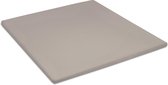 Cinderella - Topper Hoeslaken (tot 15 cm) - Satijn - 140x200 cm - Taupe