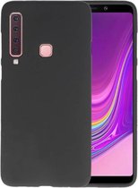 BackCover Hoesje Color Telefoonhoesje voor Samsung Galaxy A9 2018 - Zwart