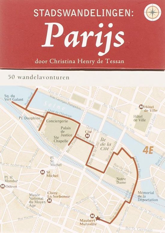 Cover van het boek 'Stadswandelingen door Parijs' van Charles Taylor en C.H. de Tessan