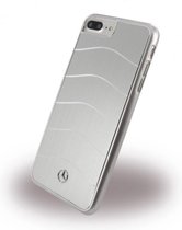 Mercedes-Benz Aluminium Wave Back Case - Geschikt voor Apple iPhone 7/8 Plus (5.5") - Zilver