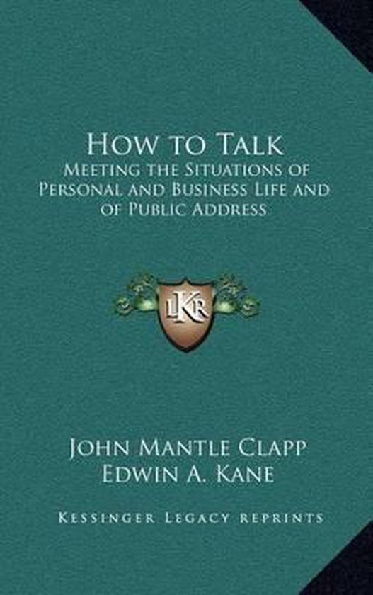 How to Talk - cover
