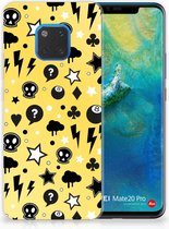 Huawei Mate 20 Pro Uniek TPU Hoesje Punk Yellow