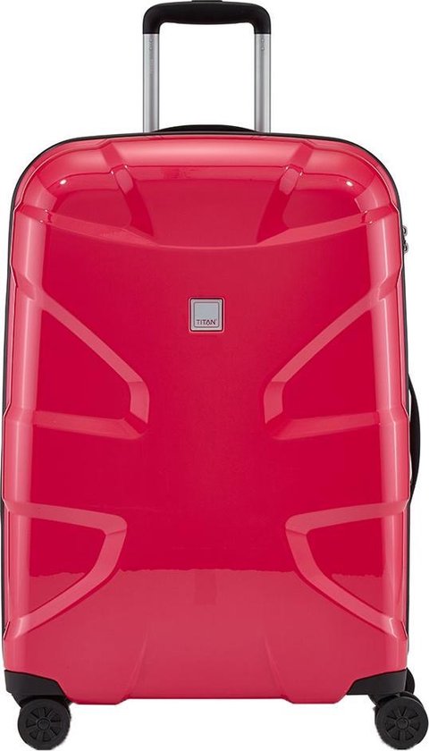Titan X2 Flash 4 Wheel Trolley M+ Fresh Pink | bol.com