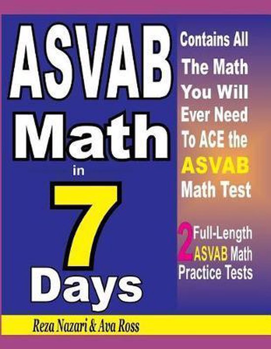 ASVAB Math in 7 Days - cover