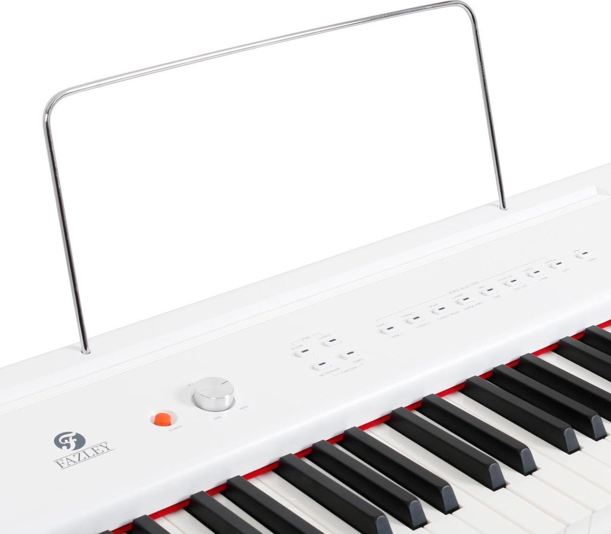 Fazley FSP-500-BK Piano numérique Noir + Cadre + Banc de piano 