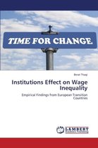 Institutions Effect on Wage Inequality