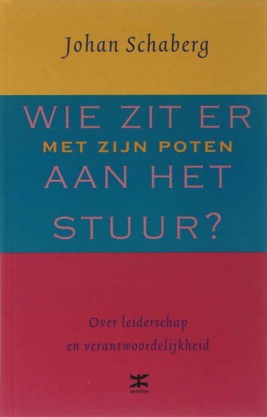 Cover van het boek 'Wie zit er (met zijn poten) aan het stuur?' van J. Schaberg
